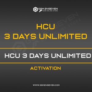 HCU 3 DAYS UNLIMITED ACTIVATION