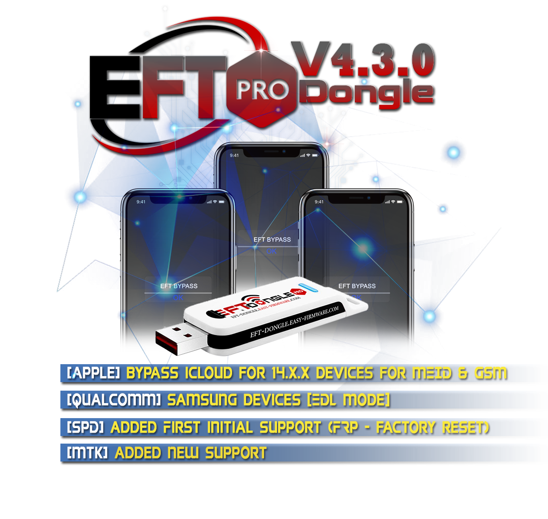EFT Pro Dongle Update V4.3.0 is released