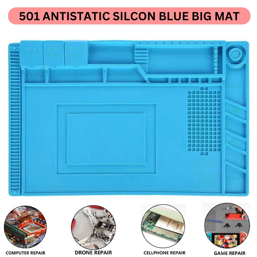 S160/501 Antistatic Silicon Blue Big Mat